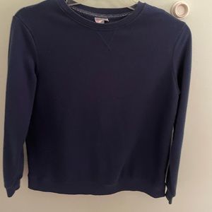 Blue crew neck
